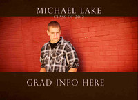 {Michael Graduation Invites}