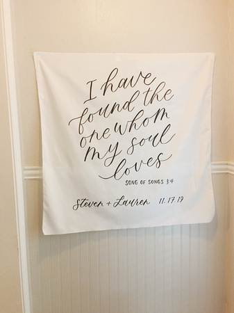 Song of Solomon Verse on Tapestry  $25